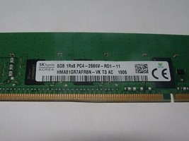 Sk Hynix 8GB PC4-2666V 1Rx8 Ecc Ram HMA81GR7AFR8N-VK Server Speicher Getestet - £37.03 GBP
