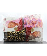 4 Pack 2 Designs Kiss 60&quot; Extra Long Satin Wrap Scarf, Leopard &amp; Paisly - £11.76 GBP