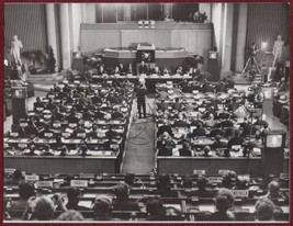 1963 Original Press Photo Space Radiocommunication Conference Geneva - £139.09 GBP