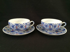 Antigüedad Chino Té Taza Y Saucer. Platillos Son Marcada Con Varios Marcas - $111.98