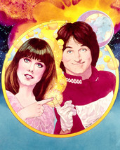 Mork &amp; Mindy Featuring Robin Williams, Pam Dawber 11x14 Photo nice artwork - £11.98 GBP