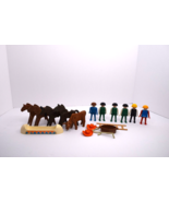 Lot of Vintage Playmobile Figures Animals &amp; Accessories Geobra - $244.42 MXN