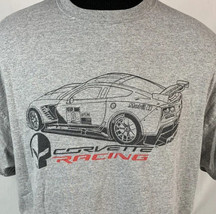 Vintage Corvette T Shirt Racing Chevy Chevrolet GMC Promo Tee Logo Crew XL - £20.13 GBP