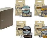 Epson Lw-C610Px Go For Gold Bundle  Label Maker And Gold Tapes, Gold On ... - £159.32 GBP