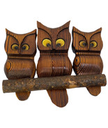 VTG Retro Witco Tiki 3 Owls Birds on Branch Hawaiian Mid Century Modern ... - €114,36 EUR