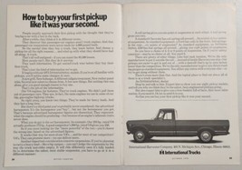 1970 Print Ad International Harvester Pickup Trucks Made in Chicago,Illi... - £16.88 GBP