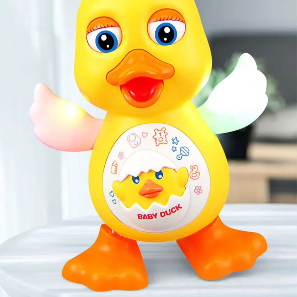 Electric Dance Duck Lighting Educational Dancing Toy Interactive Dancing Little - £17.04 GBP+