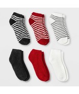 Target Brand Women&#39;s 6 Pair Low Cut Cozies Socks Stripes &amp; Solids Super ... - $318.07 MXN