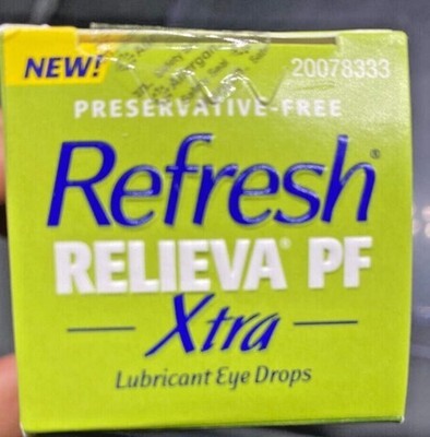 Refresh Relieva Xtra Preservative Free Lubricant Eye Drops, 0.33 OZ 5/2026 Item image 5