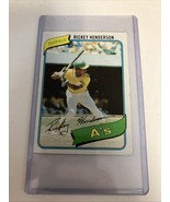 1980 Topps - #482 Rickey Henderson (RC) - $1,174.42 MXN