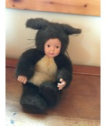 Gently Used Anne Geddes Cute Brown Plush Baby in Monkey Costume Stuffed ... - £15.46 GBP