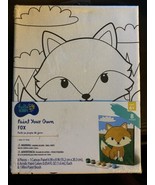 Hello Hobby Paint Your Own Fox Kids Craft Paint Kit Paint On Canvas - £6.75 GBP