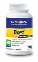 NEW Enzymedca Digest +Probiotics Enzyme Support Healthy Digestion 90 Capsules - £26.90 GBP