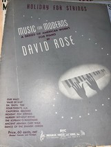 1943 Holiday For Strings Music for Moderns Piano Sheet Music David Rose - $4.50