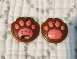 2pc Little Live Pets Rollie My Kissing Puppy Paws Replacement Battery Doors - $14.85