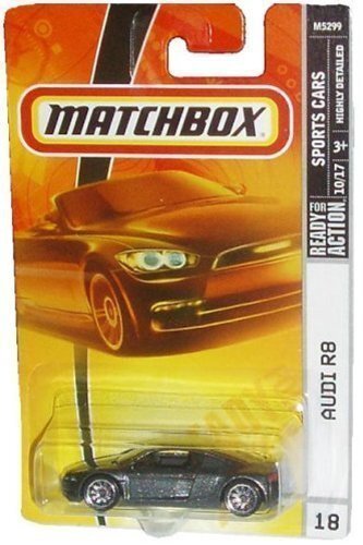 Matchbox Audi R8 2007 Sports Cars Series Blue Audi R8 1:64 Scale ...