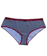 Torrid Hipster Panties Underwear Curvy Size 6 6X Black White Stripe Red ... - $12.80