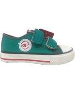 Canvas Sneakers Chuck Casual Shoes Green Red for Kids School Shoes US 11... - $253.79 MXN