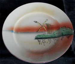 Nice Hand Painted 7.25&quot; Bread and Butter Plate, Made in Japan, VG CONDITION - £7.08 GBP