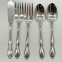 Strathmore Stainless Flatware Oneida Lot: 2 Teaspoons 2 Salad Forks Butt... - $8.14