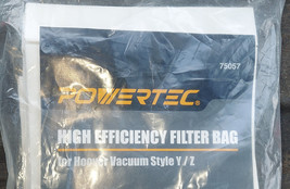 23HH70 Powertec 75057 Vacuum Cl EAN Er Bags, Hoover Y/Z Style, Open Bag, 7 Of 10 - £6.14 GBP