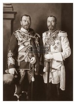 King George V Of Britain And Czar Nicholas Ii Of Russia Uniforms 5X7 Photo - £6.80 GBP