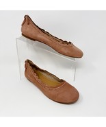 Jack Rogers Womens Blush Suede Leather Scallop Edge Slip On Flat Size 7.5 - $440.55 MXN