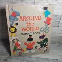 Around The World Cutout Book Wonder Books Vintage 1964 Children’s Book - $8.11