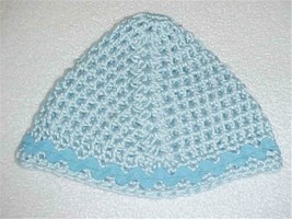 Hand Crochet Hat/Cap (Blue) New - £7.39 GBP