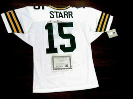 BART STARR GREEN BAY PACKERS MVP HOF SIGNED AUTO WILSON PROLINE JERSEY J... - £1,559.56 GBP