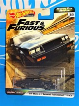 Hot Wheels 2020 Fast &amp; Furious Motor City Muscle &#39;87 Buick Grand National GNX - £11.68 GBP
