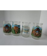 4 Welch&#39;s Grape Jelly Jars Glasses Taz and World Wildlife Collection - $8.86