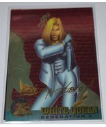 Fleer Ultra Chromium X-Men White Queen Generation X (x2) Std &amp; Gold Sign... - €6,05 EUR
