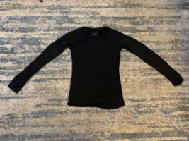WARM ESSENTIALS CUDDL DUDS LAYER SOFT STRETCH LONG SLEEVE HI LO Shirt SZ S - $12.50