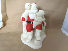 Snowbabies Dept 56 The Guest Collection Santa &quot;and we&#39;ve been Really Good&quot; + BOX - £22.60 GBP