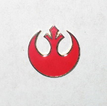 Classic Star Wars Rebel Alliance Red Squadron Logo Metal Cloisonne Pin 1993 Med - £7.78 GBP
