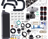 10 PCS T3 Turbo Manifold Kit for Honda Civic EX CX Del Sol 1.5L 1.6L D15... - $789.02