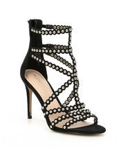 ALDO Gisel Caged Studded Detail Strappy Dress Sandals, Mult Sizes Black GISEL-98 - £72.07 GBP