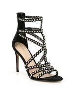 ALDO Gisel Caged Studded Detail Strappy Dress Sandals, Mult Sizes Black GISEL-98 - $89.95