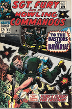 Sgt. Fury and His Howling Commandos Comic Book #53, Marvel 1968 VERY FINE- - $21.18