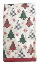 Homespun Holiday Christmas Tree Paper Napkins Towels Buffet 40 ct Buffalo Check - £15.66 GBP