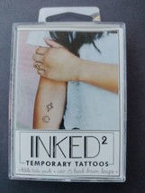 INKED Temporary Tattoos Little Tats Pack Over 15 hand drawn designs - $13.39