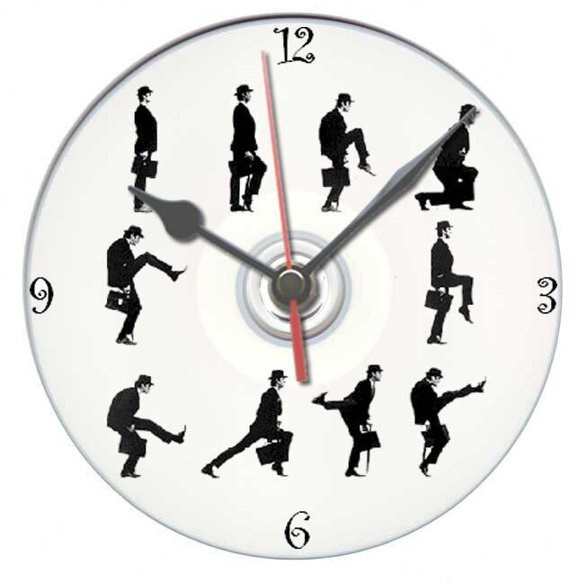 Monty python dvd clock, Ministry of silly walks, secret santa gift idea - $12.53