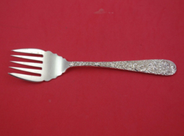 Repousse by Jacobi and Jenkins Sterling Silver Sardine Fork 5-tine 6 1/8&quot; - £109.74 GBP