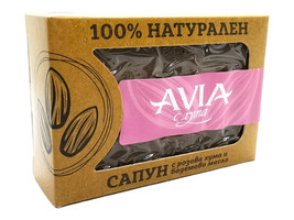 AVIA Natural Soap with Pink French Clay Almond Oil Basil Oil and Rose Co... - $6.91