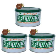 Briwax Original Furniture Wax 16 Oz - Teak (Pack of 3) - £53.88 GBP