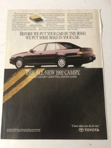1992 Toyota Camry Vintage Print Ad Advertisement   pa15 - $7.91