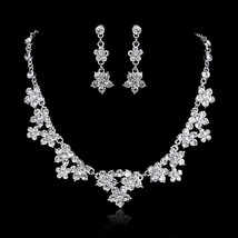 Gorgeous Heart Wedding Tiara Jewelry Sets Diadem Shiny Bridal Crown Quee... - $33.76