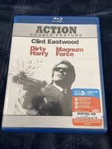 Clint Eastwood Action Double Feature: Dirty Harry/Magnum Force (Blu-Ray)... - £4.32 GBP
