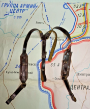 Original USSR Soviet Russian Army Uniform Chest Rig Belt Suspenders Size 2 - $20.66